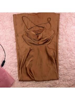 Hello Molly brown dress Size S #party #dress